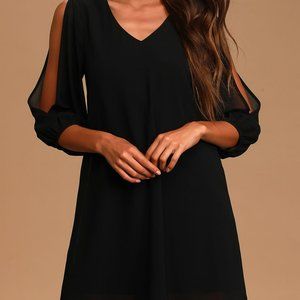 Lulus Black Dress (Medium)